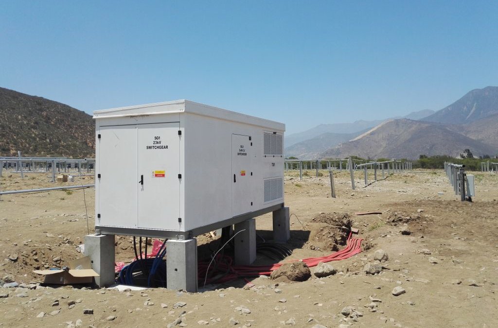 Dodávka trafostanice pro fotovoltaickou elektrárnu Santa Laura, Cabildo v Chile
