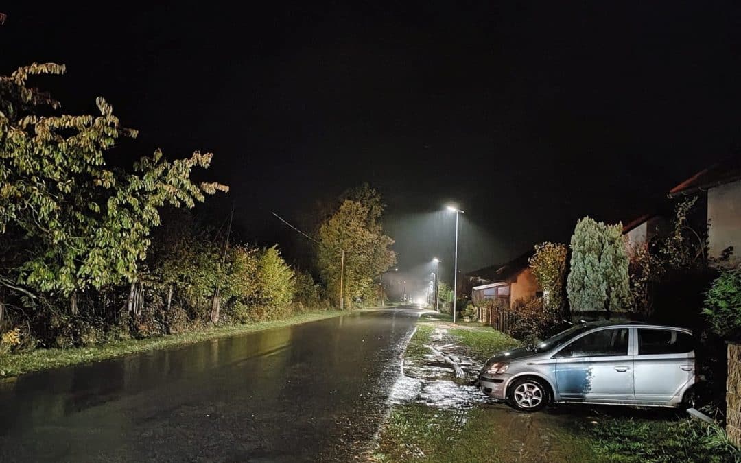 Hybridní solární osvětlení Obecnice