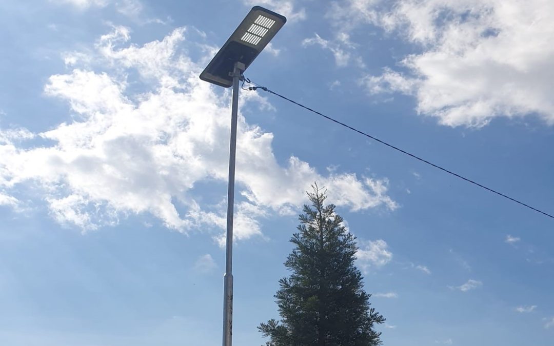 Hybridní solární osvětlení Hřiměždice